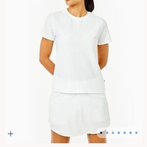 Addison Bay Mesh Walnut Short Sleeve - Size M